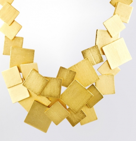 P claris schmuckdesign Collier Braque gelbvergoldet