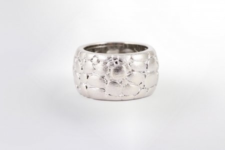 Claris Schmuckdesign Ring Morocco rhodiniert