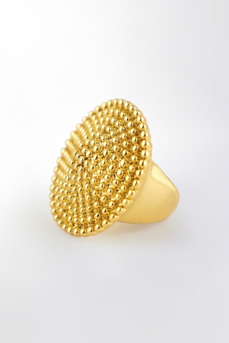 Claris Schmuckdesign Ring Persia gelbvergoldet