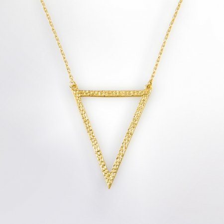 Claris Schmuckdesign Collier Pyramide gelbvergoldet